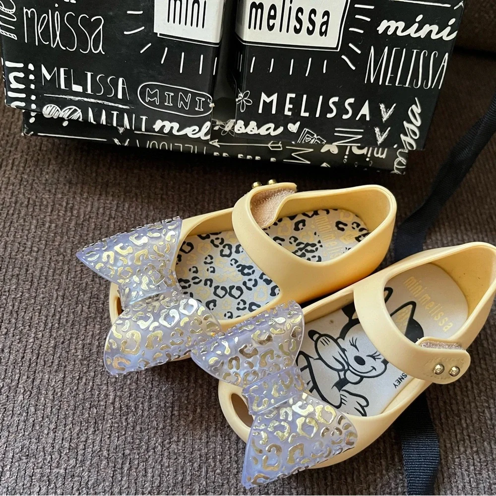 NWT MINI MELISSA Disney | Ultragirl Minnie Mouse Baby Maryjane Flats